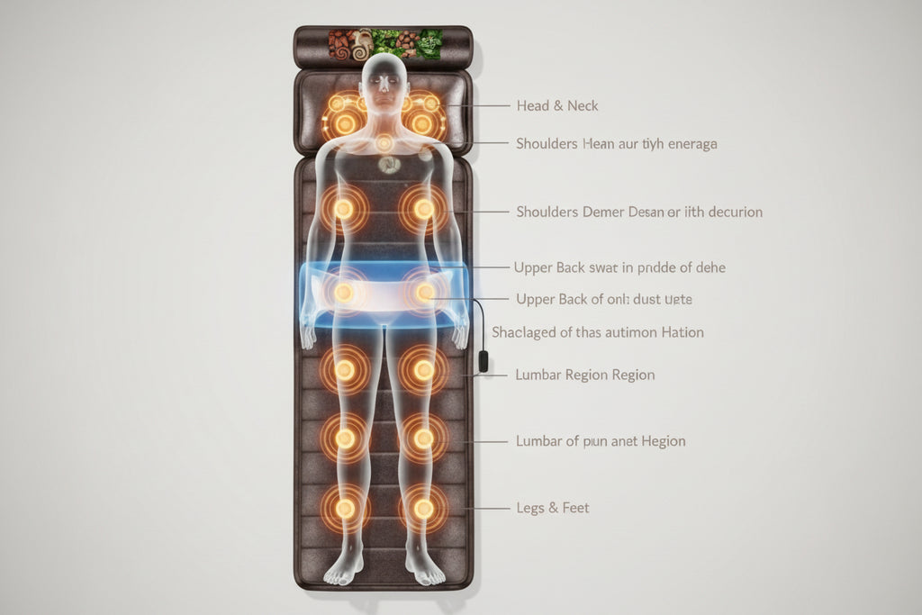 VertiPalm Full Body Massage Mat for Home Comfort