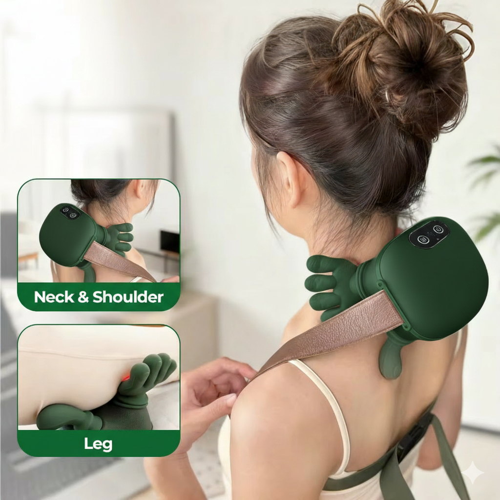 VertiPalm™ Neck & Shoulder Deep-Tissue Massager